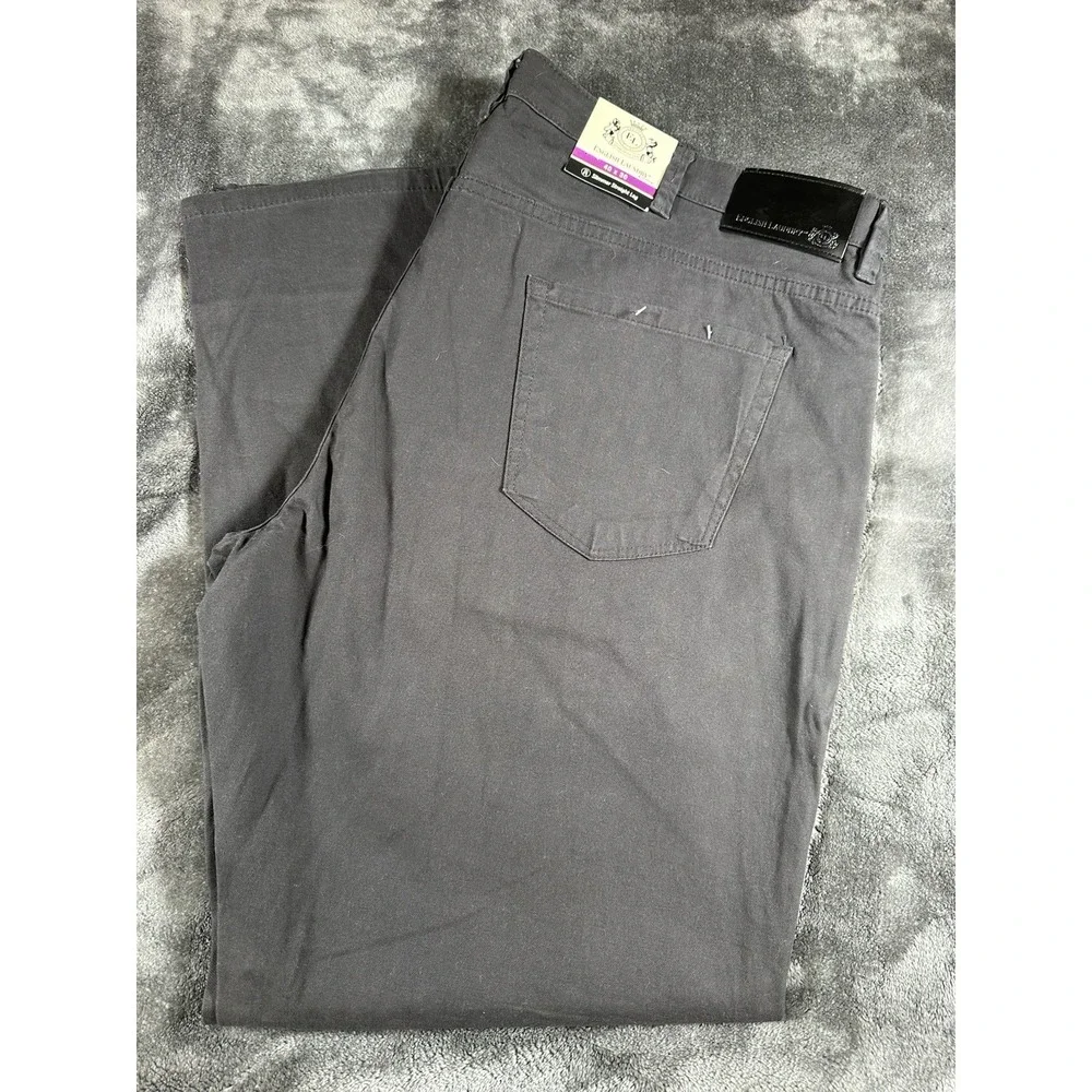 NEW NWT English Laundry Pants Shadow Grey Slimmer Straight Leg Stretch 40x30